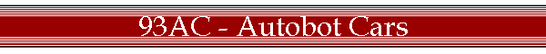 93AC - Autobot Cars