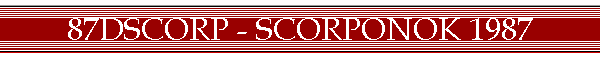 87DSCORP - SCORPONOK 1987